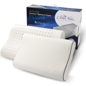 Cloud Nine Contour Ventilated Memory Foam Pillow