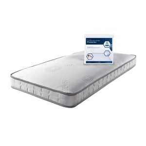 Sealy cot mattress & protector