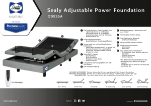 Sealy Odessa Spec Sheet
